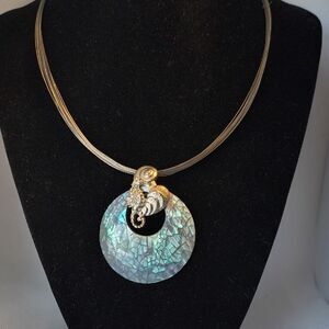 Chico's Sea Horse Statement Necklace